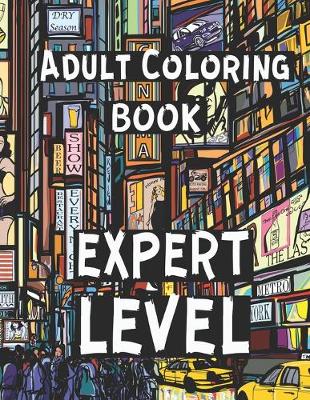 Book cover for Adult Coloring Book - Expert Level