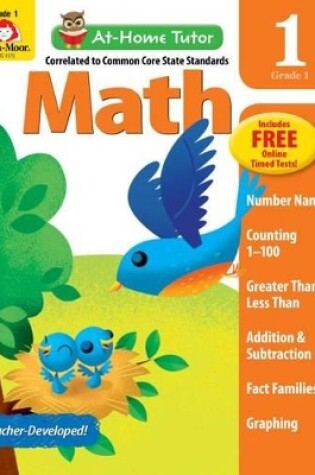 Cover of At-Home Tutor: Math, Grade 1 Workbook