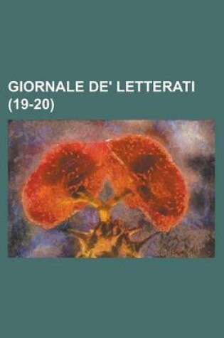 Cover of Giornale de' Letterati (19-20)