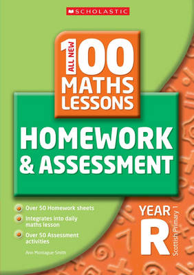 Book cover for 100 Maths Homework and Assessment Activities for Reception