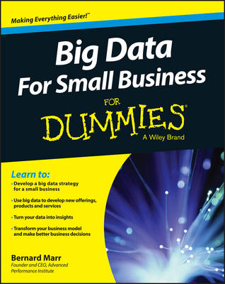 Book cover for Big Data For Small Business For Dummies