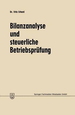 Book cover for Bilanzanalyse und steuerliche Betriebsprüfung