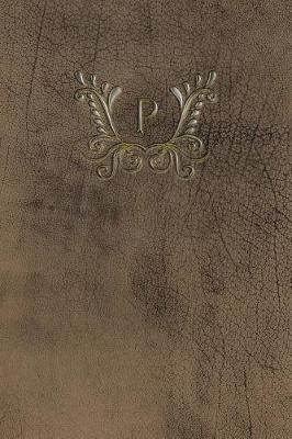 Book cover for Monogram "P" Notebook