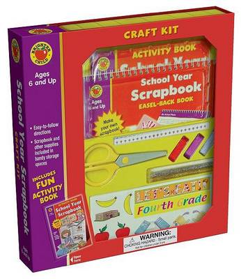Book cover for School Year Scrapbook Craft Kit