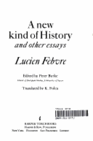 Cover of New Kind of History