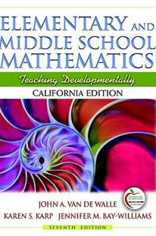 Cover of Elementary and Middle School Mathematics: California Edition