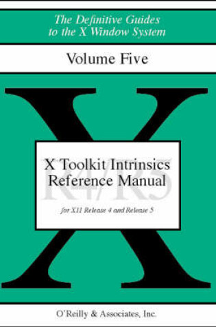 Cover of X ToolKit Intri Ref Man X11 Rel4&5 Vol 5