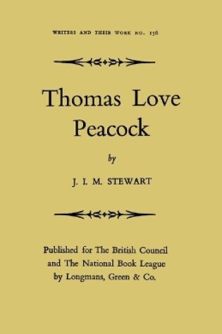 Cover of Thomas Love Peacock