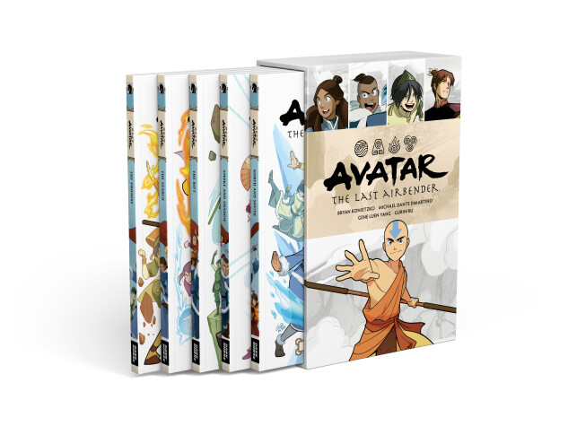 Cover of Avatar: The Last Airbender Omnibus Boxed Set