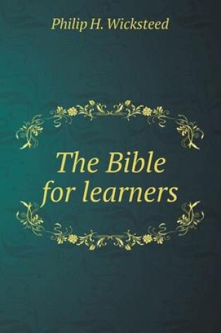 Cover of The Bible for learners