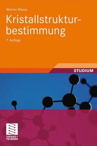 Cover of Kristallstrukturbestimmung