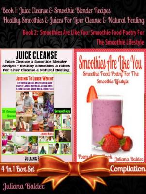 Book cover for Juice Cleanse & Smoothie Blender Recipes (Best Healthy Smoothies & Juices)