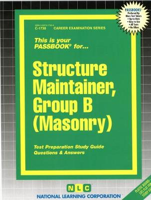 Book cover for Structure Maintainer, Group B (Masonry)