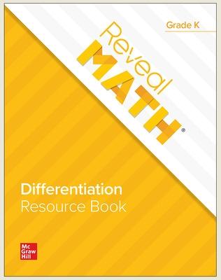 Book cover for Reveal Math Differentiation Resource Book, Grade K