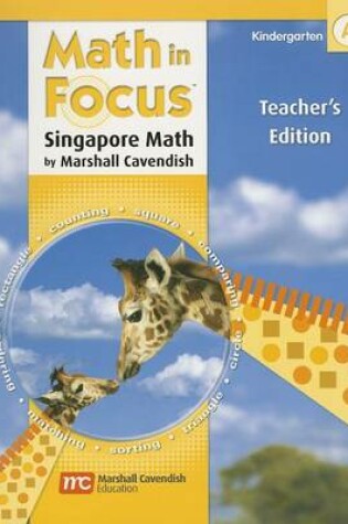 Cover of Singapore Math, Kindergaren A