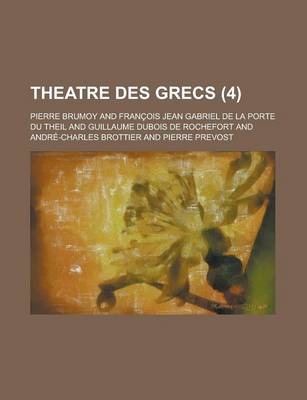 Book cover for Theatre Des Grecs (4 )