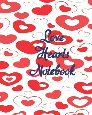 Book cover for Love Hearts Notebook