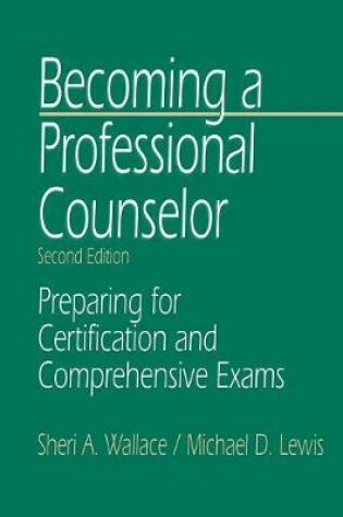 Cover of Becoming a Professional Counselor