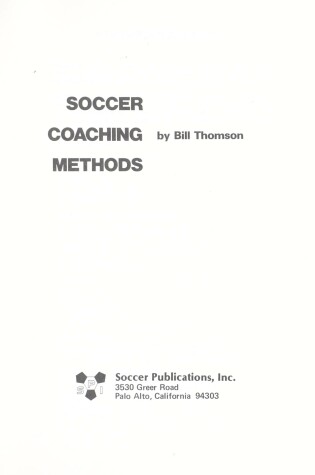 Cover of Soccer Coaching Methods