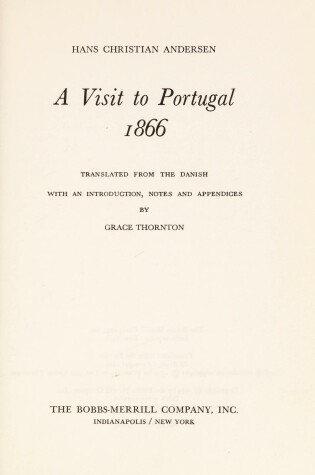 Cover of Visit to Portugal, 1866