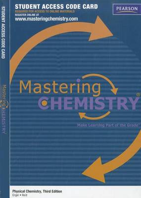 Book cover for Mastering Chemistry -- Standalone Access Card -- for Physical Chemistry