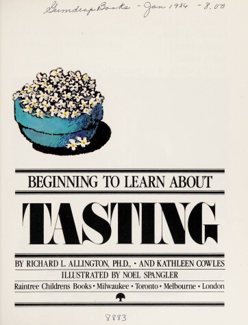 Cover of Tasting