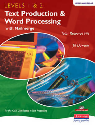 Book cover for Heinemann Text Production & Word Processing Levels 1 & 2 Tutor Resource File