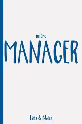 Book cover for Micro Manager