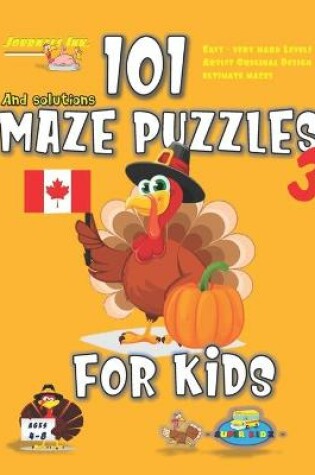 Cover of 101 Maze Puzzles for Kids 3