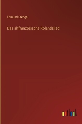 Cover of Das altfranzösische Rolandslied