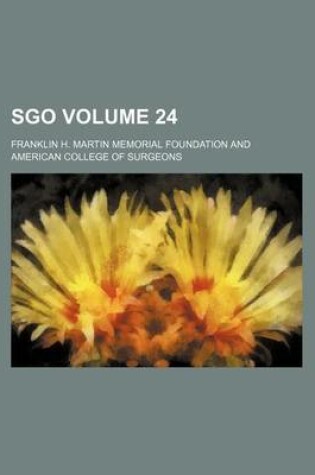 Cover of Sgo Volume 24