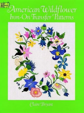 Book cover for American Wildflower Iron-on Transfer Patterns