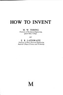 Book cover for How to Invent