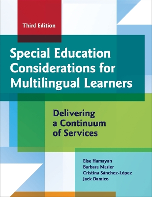 Book cover for Special Education Considerations for Multilingual Learners
