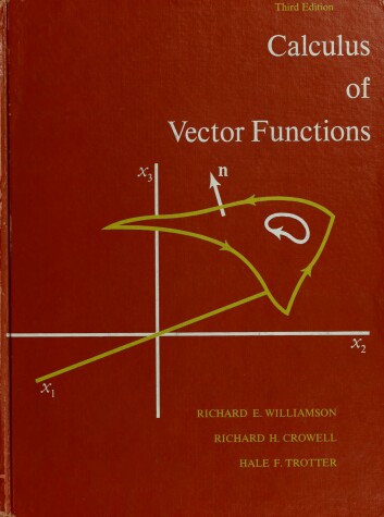 Book cover for Calculus of Vector Functions
