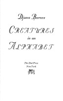 Book cover for Creatures in an Alphabet