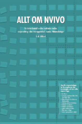 Cover of Allt Om NVivo