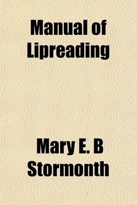 Book cover for Manual of Lipreading