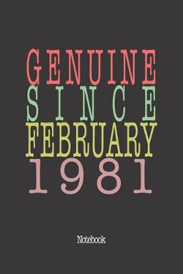 Book cover for Genuine Since February 1981