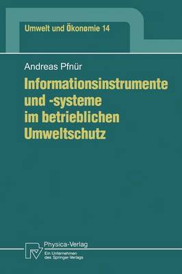 Cover of Informationsinstrumente und -systeme im betrieblichen Umweltschutz