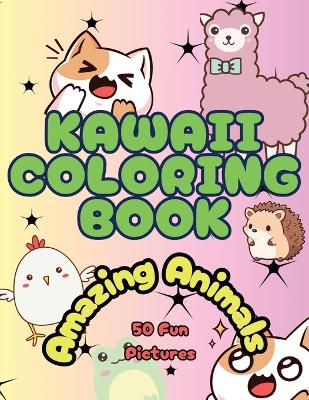 Book cover for Kawaii Coloring Book