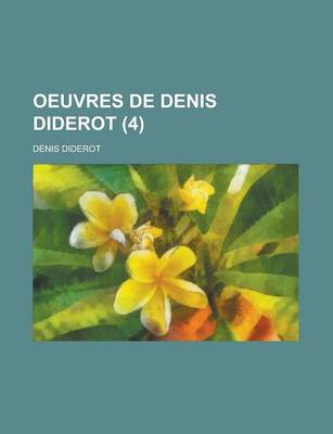 Book cover for Oeuvres de Denis Diderot (4)