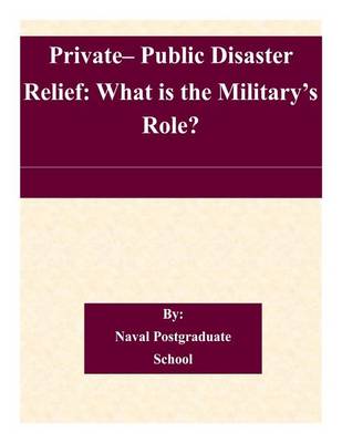 Book cover for Private- Public Disaster Relief