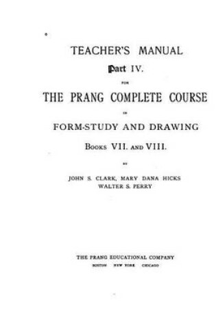 Cover of Teachers' Manual, Part IV