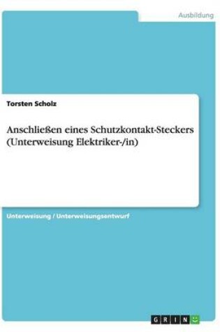 Cover of Anschliessen eines Schutzkontakt-Steckers (Unterweisung Elektriker-/in)