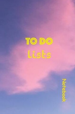 Cover of To Do Lists Notebook