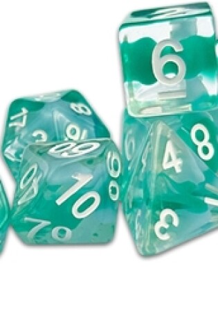 Cover of Thracian Azure Swirl Dice - Traditional 9-set