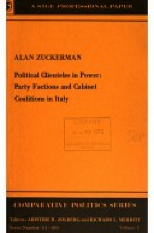 Cover of Political Clienteles in Power