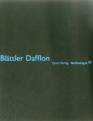Book cover for Blattler Dafflon: Anthologie 29: German Text