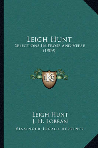 Cover of Leigh Hunt Leigh Hunt